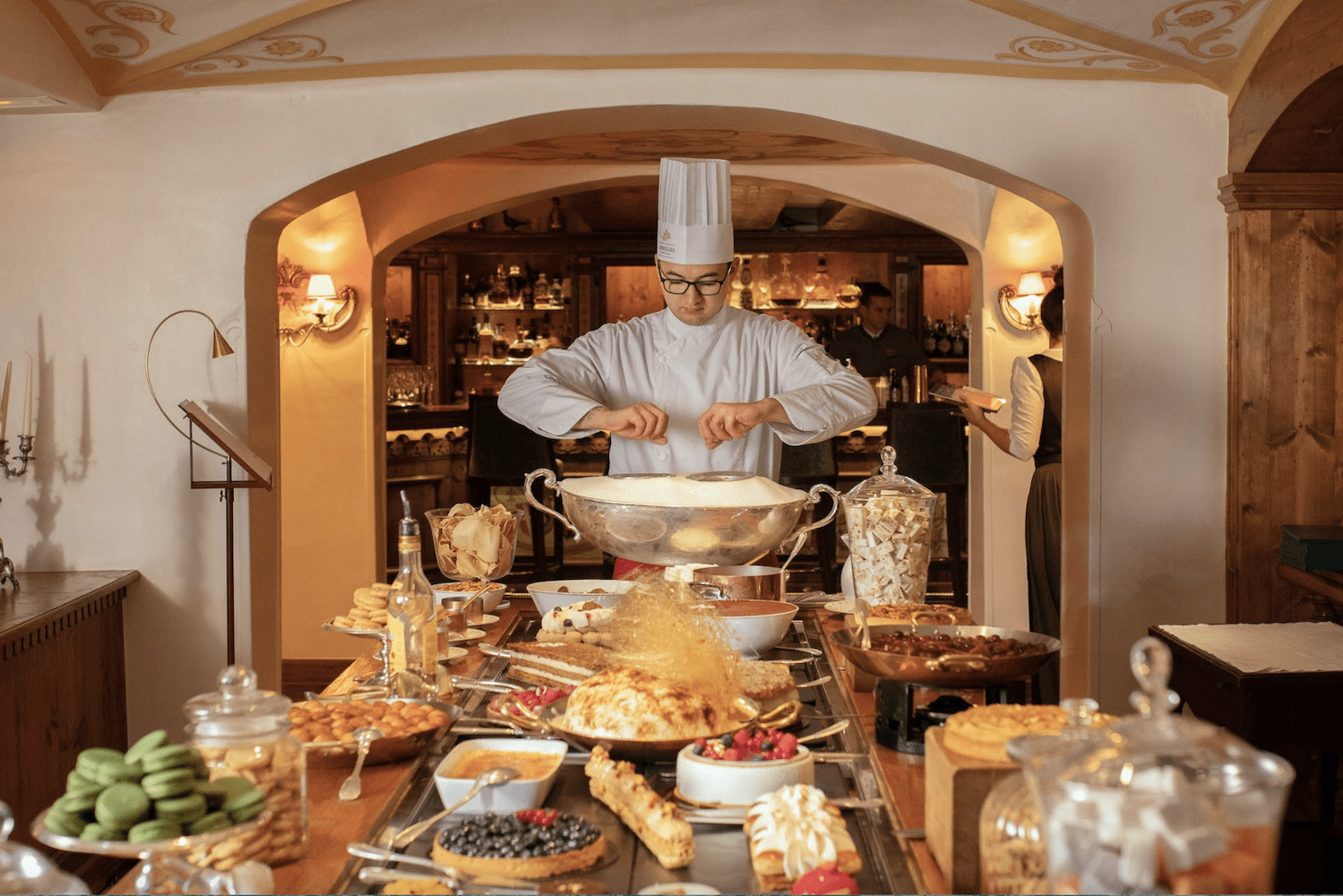 la table des airelles Courchevel